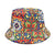 Unisex Classic Style Printing Printing Flat Eaves Bucket Hat