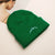 Unisex Classic Style Solid Color Eaveless Wool Cap