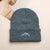 Unisex Classic Style Solid Color Eaveless Wool Cap