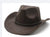 Unisex Cowboy Style Solid Color Wide Eaves Straw Hat