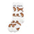 Unisex Cute Animal Cotton Ankle Socks A Pair