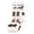 Unisex Cute Animal Cotton Ankle Socks A Pair