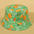 Unisex Cute Cartoon Fruit Watermelon Flat Eaves Bucket Hat