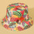 Unisex Cute Cartoon Fruit Watermelon Flat Eaves Bucket Hat