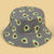 Unisex Cute Cartoon Fruit Watermelon Flat Eaves Bucket Hat