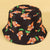 Unisex Cute Cartoon Fruit Watermelon Flat Eaves Bucket Hat