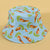 Unisex Cute Cartoon Fruit Watermelon Flat Eaves Bucket Hat