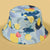 Unisex Cute Cartoon Fruit Watermelon Flat Eaves Bucket Hat