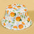 Unisex Cute Cartoon Fruit Watermelon Flat Eaves Bucket Hat