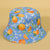 Unisex Cute Cartoon Fruit Watermelon Flat Eaves Bucket Hat