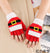 Unisex Cute Christmas Tree Santa Claus Snowflake Polyacrylonitrile Fiber Gloves