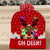 Unisex Cute Shiny Christmas Tree Gingerbread Crimping Beanie Hat