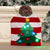 Unisex Cute Shiny Christmas Tree Gingerbread Crimping Beanie Hat