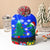 Unisex Cute Snowman Elk Eaveless Wool Cap