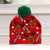 Unisex Cute Snowman Elk Eaveless Wool Cap