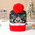 Unisex Cute Snowman Elk Eaveless Wool Cap