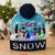 Unisex Cute Snowman Elk Eaveless Wool Cap