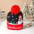 Unisex Cute Snowman Elk Eaveless Wool Cap