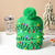 Unisex Cute Snowman Elk Eaveless Wool Cap