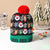 Unisex Cute Snowman Elk Eaveless Wool Cap