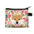 Unisex Dog Polyester Zipper Coin Purses