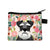 Unisex Dog Polyester Zipper Coin Purses