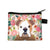 Unisex Dog Polyester Zipper Coin Purses