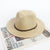 Unisex Elegant Basic Simple Style Solid Color Wide Eaves Straw Hat