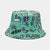 Unisex Elegant Simple Style Printing Cartoon Leaves Printing Wide Eaves Bucket Hat