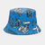 Unisex Elegant Simple Style Printing Cartoon Leaves Printing Wide Eaves Bucket Hat