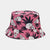 Unisex Elegant Simple Style Printing Cartoon Leaves Printing Wide Eaves Bucket Hat