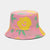 Unisex Elegant Simple Style Printing Cartoon Leaves Printing Wide Eaves Bucket Hat