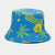 Unisex Elegant Simple Style Printing Cartoon Leaves Printing Wide Eaves Bucket Hat