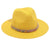 Unisex Ethnic Style Colorful Beaded Big Eaves Straw Hat