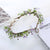 Unisex Fairy Style Flower Cloth Satin Iron Inlay Rhinestones Hair Band