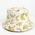 Unisex Fashion Banana Printing Wide Eaves Bucket Hat