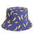 Unisex Fashion Banana Printing Wide Eaves Bucket Hat