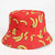 Unisex Fashion Banana Printing Wide Eaves Bucket Hat