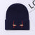 Unisex Fashion Cartoon Embroidery Eaveless Wool Cap