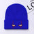 Unisex Fashion Cartoon Embroidery Eaveless Wool Cap