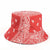 Unisex Fashion Cashew Nuts Printing Wide Eaves Bucket Hat