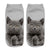 Unisex Fashion Cat Polyester Cotton Polyester Handmade Ankle Socks A Pair