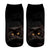 Unisex Fashion Cat Polyester Cotton Polyester Handmade Ankle Socks A Pair