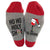 Unisex Fashion Christmas Hat Letter Cotton Jacquard Crew Socks