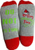 Unisex Fashion Christmas Hat Letter Cotton Jacquard Crew Socks