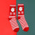 Unisex Fashion Elk Nylon Cotton Blending Jacquard Crew Socks