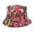 Unisex Fashion Flower Flat Eaves Bucket Hat