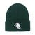 Unisex Fashion Frog Embroidery Crimping Wool Cap