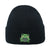 Unisex Fashion Frog Embroidery Crimping Wool Cap