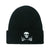 Unisex Fashion Frog Embroidery Crimping Wool Cap